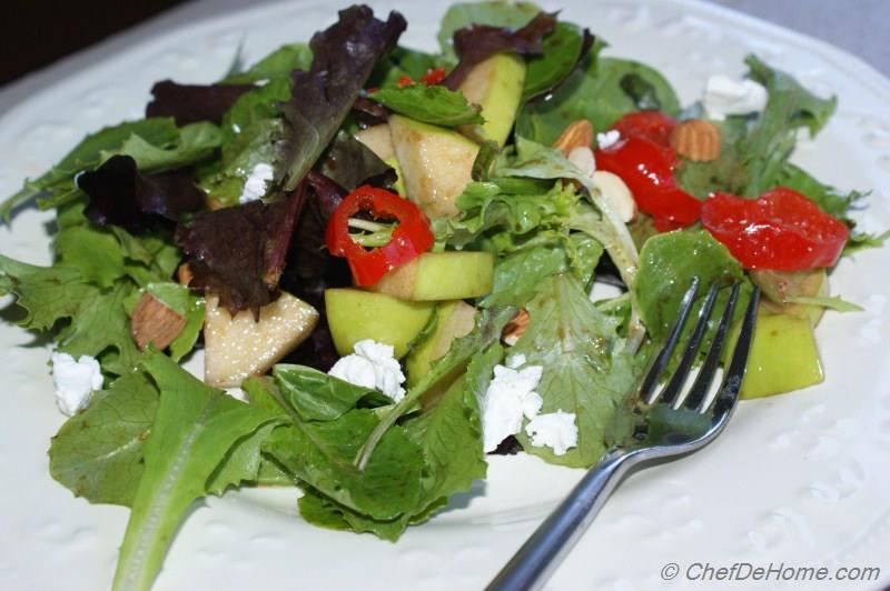 Spring Greens Salad Recipe | ChefDeHome.com